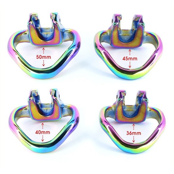 RAINBOW – prémium fém ketrec 5.5 x 3.3 cm