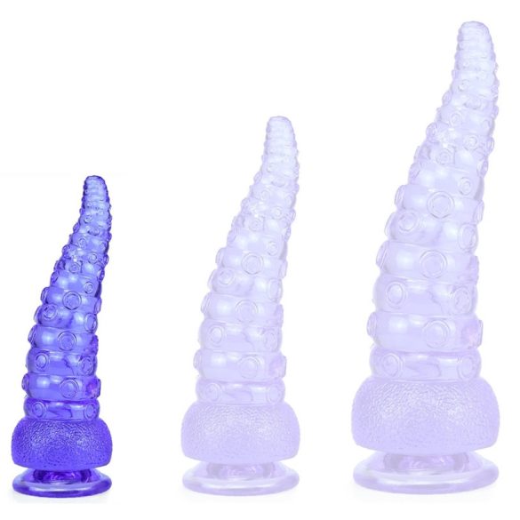 Winkle Dildo – prémium lila intim eszköz 13,5 x 4,5 cm