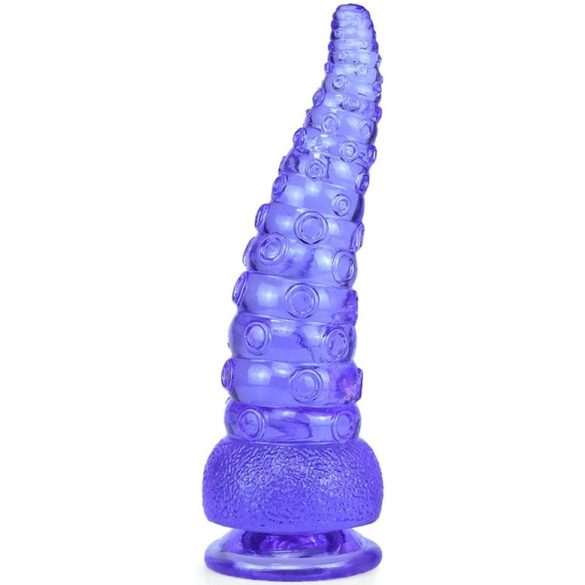 Winkle Dildo – prémium lila intim eszköz 13,5 x 4,5 cm