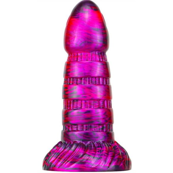 Torff – prémium, 16 cm fekete-lila dildó