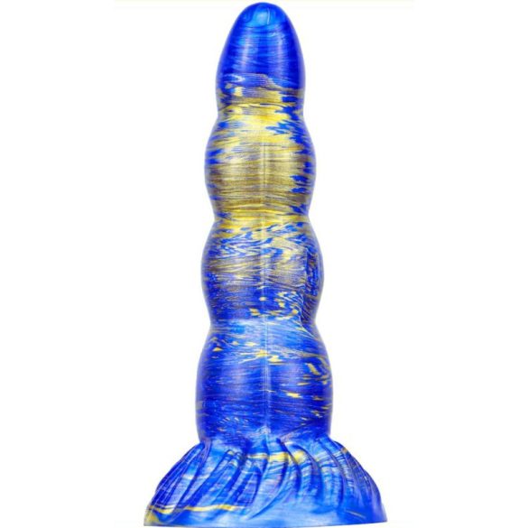 Dildo Fantasy Scopio – prémium kék-arany dildó 17 x 5 cm