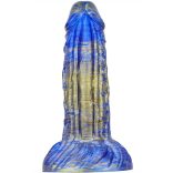Dildo Fantasy Gentax – prémium kék-arany dildó 16x5 cm