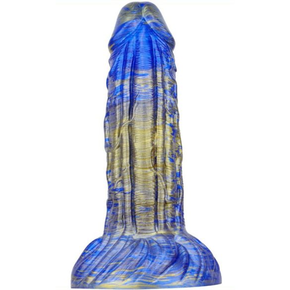 Dildo Fantasy Gentax – prémium kék-arany dildó 16x5 cm
