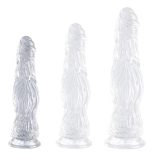 Monster Dildo Transparent – prémium átlátszó dildó 21 cm