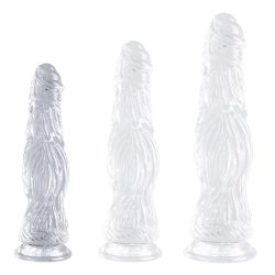   Monster Dildo Transparent – prémium átlátszó dildó 21 cm