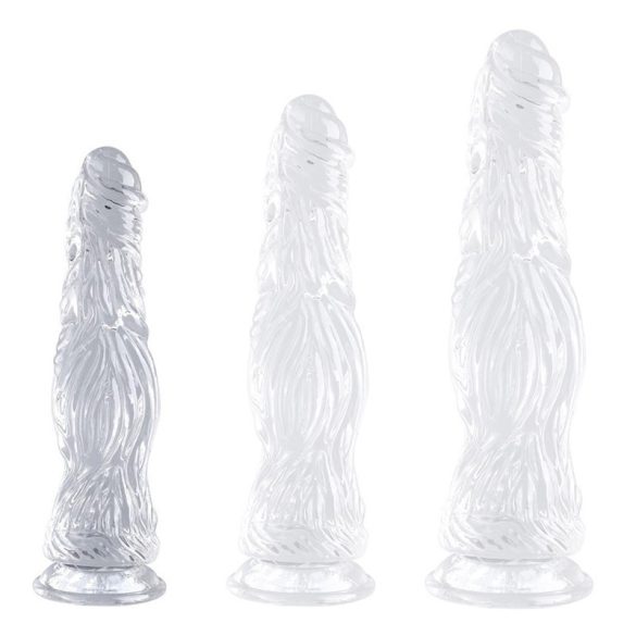 Monster Dildo Transparent – prémium átlátszó dildó 21 cm