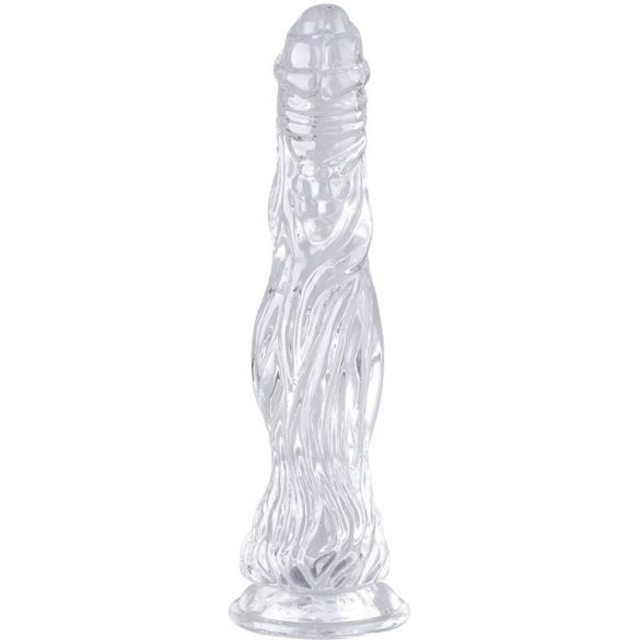 Monster Dildo Transparent – prémium átlátszó dildó 21 cm