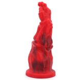 Sklirt Dildo – prémium vörös, 21 x 7 cm érzéki játék