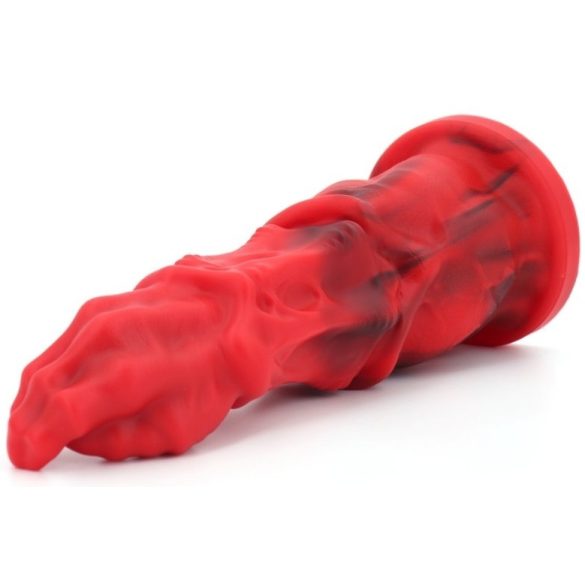Sklirt Dildo – prémium vörös, 21 x 7 cm érzéki játék