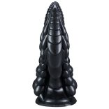 Phen Dildo S – prémium fekete szilikon 15 cm-es vibrátor