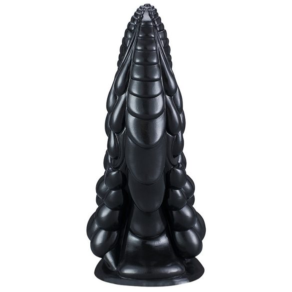 Phen Dildo S – prémium fekete szilikon 15 cm-es vibrátor