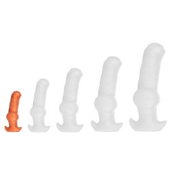   Plug Dogsit XS – kis méretű prémium anális kiegészítő, narancs