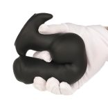 Plug Dogsit XS – prémium anális izgató, fekete 9 cm