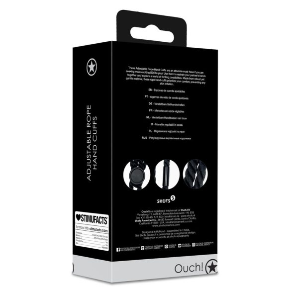 ROPECUFFS – elegáns csukló bilincsek prémium élményhez