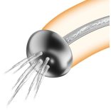 Jet Shower - vízálló anális dugó 20,5 cm, 7 mm átmérőjű