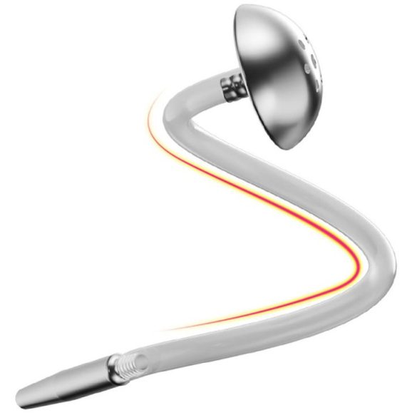 Jet Shower - vízálló anális dugó 20,5 cm, 7 mm átmérőjű