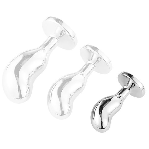 Bijou BEAN SILVER – prémium anális kiegészítő, S méret