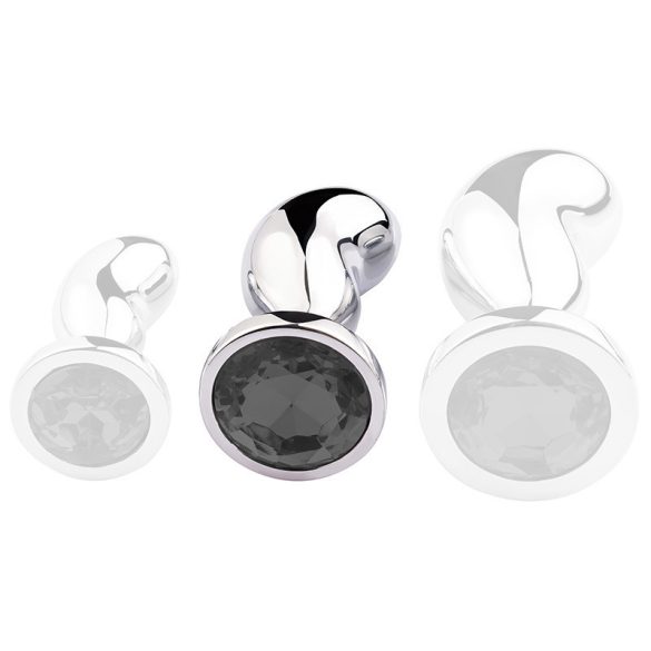 Bijou Bean – elegáns anális plug ezüst színben