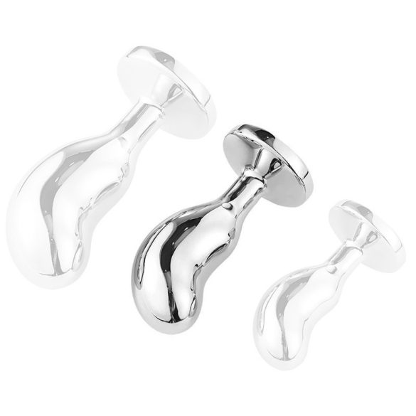 Bijou Bean – elegáns anális plug ezüst színben