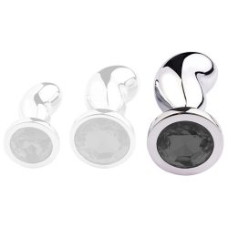 Plug Bijou Bean Silver – prémium anális készülék (L)