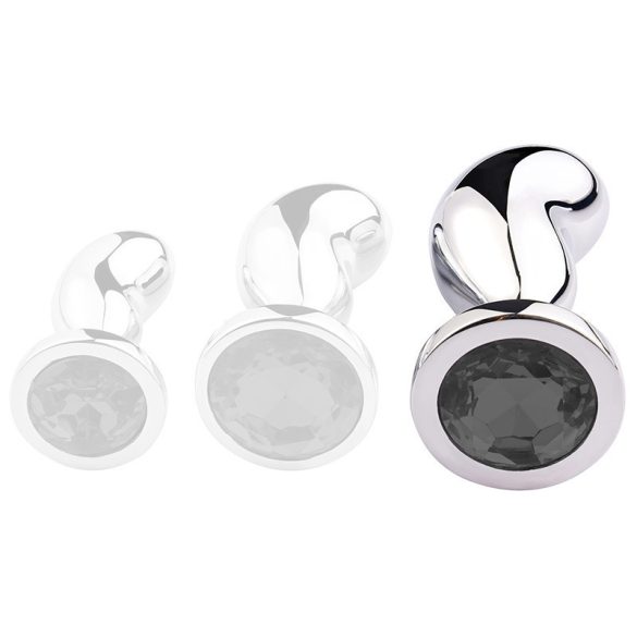 Plug Bijou Bean Silver – prémium anális készülék (L)