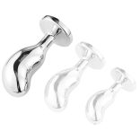 Plug Bijou Bean Silver – prémium anális készülék (L)