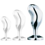 Plug Bijou Bean Silver – prémium anális készülék (L)