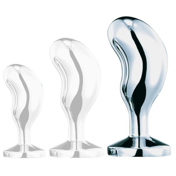 Plug Bijou Bean Silver – prémium anális készülék (L)