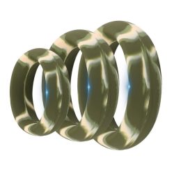 Silimix Vert Army – 3 db prémium péniszgyűrű