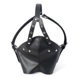 Fekete Gagown maszk – érzéki felnőtt kiegészítő