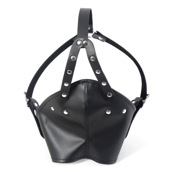 Fekete Gagown maszk – érzéki felnőtt kiegészítő