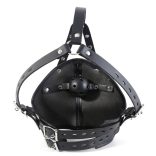 Fekete Gagown maszk – érzéki felnőtt kiegészítő