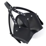 Fekete Gagown maszk – érzéki felnőtt kiegészítő