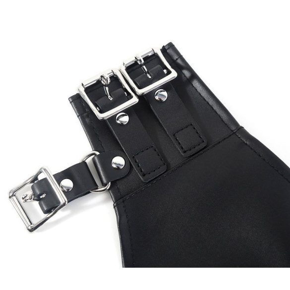 Fekete Gagown maszk – érzéki felnőtt kiegészítő