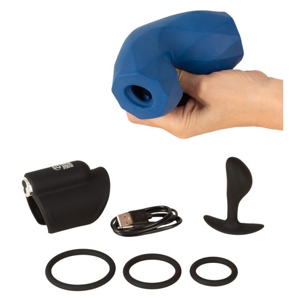 Prémium férfi szexjáték szett – 4 fekete kiegészítő