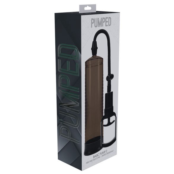 Basic Pump 2 – prémium péniszpumpa, 20 x 5.8 cm, fekete