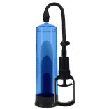 Basic Pump 2 – prémium péniszszivattyú kék 20 x 5,8 cm