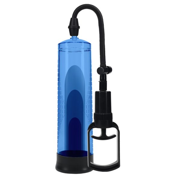 Basic Pump 2 – prémium péniszszivattyú kék 20 x 5,8 cm