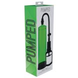 Basic Pump 2 – prémium intim pumpa, zöld 20 x 5.8 cm