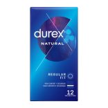 Durex Natural Plus – prémium óvszer, 12 darabos csomag