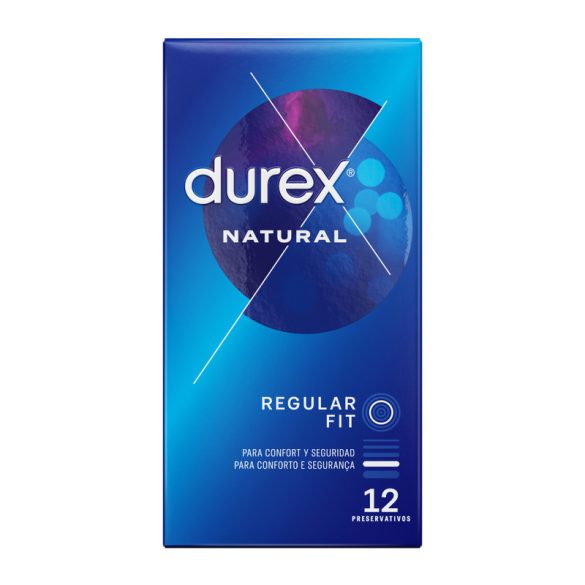 Durex Natural Plus – prémium óvszer, 12 darabos csomag