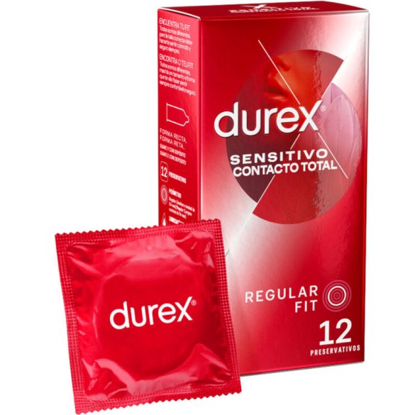 Durex - érzéki kapcsolat, prémium óvszer 12 db-os belsőcsomagban