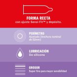 Durex - érzéki kapcsolat, prémium óvszer 12 db-os belsőcsomagban