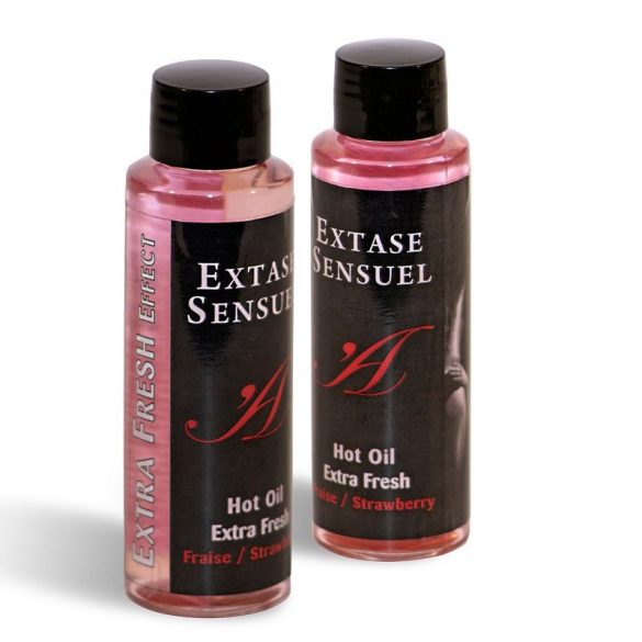 EXTASE SENSUAL – érzéki masszázsolaj friss eper hatással