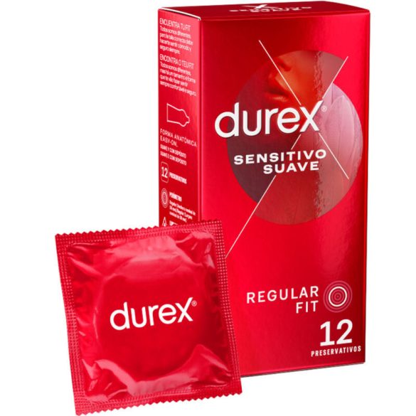 Durex Soft & Sensitive – érzékeny prémium óvszer 12 db-os