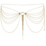 Bijoux – elegáns fém lánc ékszer az arany deréknak