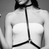 Bijoux Indiscrets Maze - elegáns fekete harneszköz