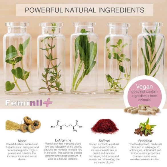 500 COSMETICS - FEMINIL+ – női libidónövelő kapszulák