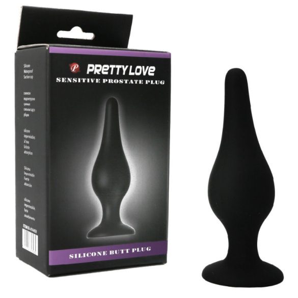 Pretty Love – ergonomikus szilikon anális dugó 14 cm