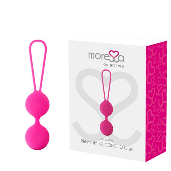 MORESSA Osian Two – prémium szilikon vibrátor, rózsaszín